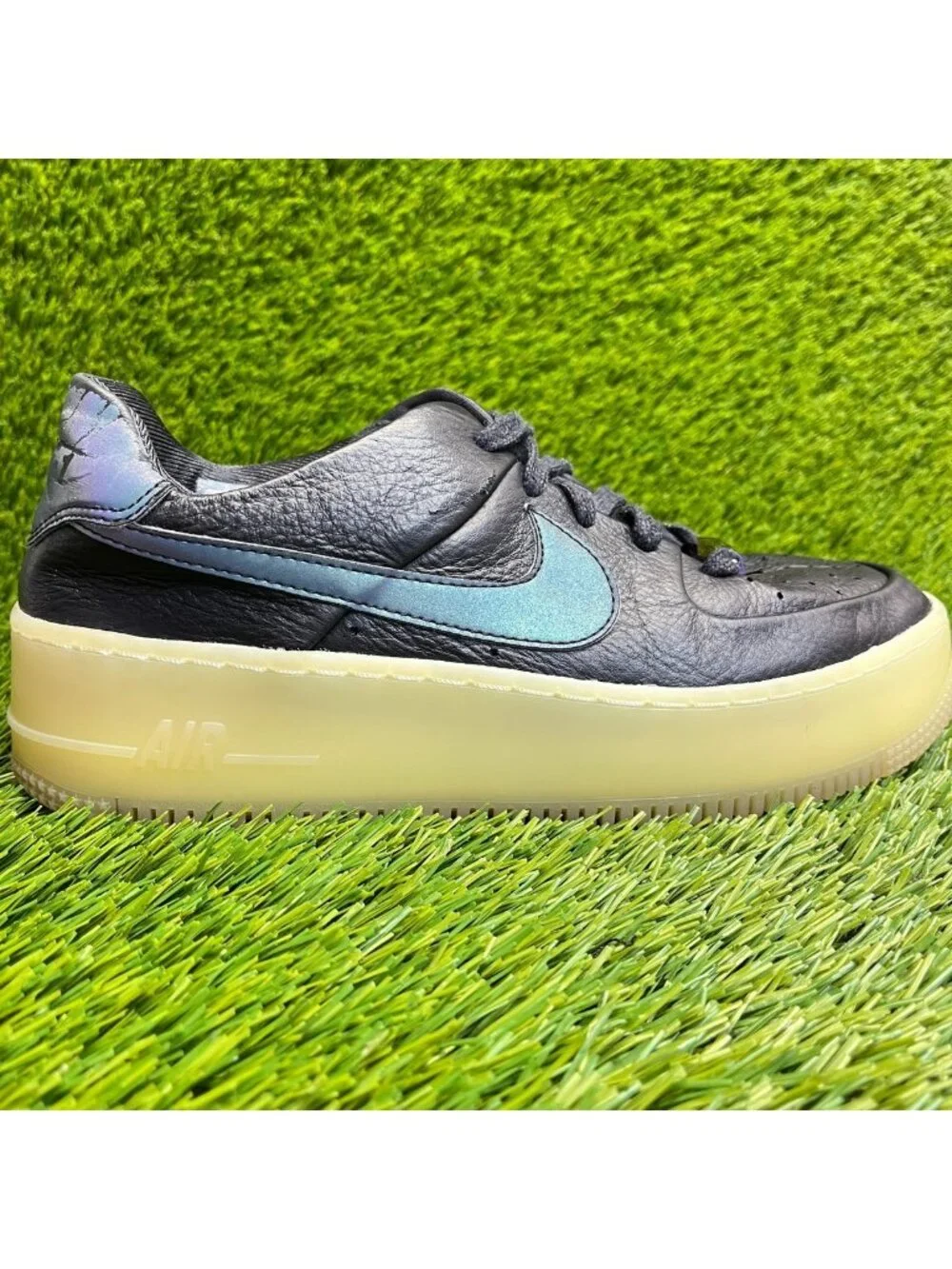 Nike Air Force 1 Sage Low LX Womens Size 8 Oil Gray Athletic Shoes Sneakers